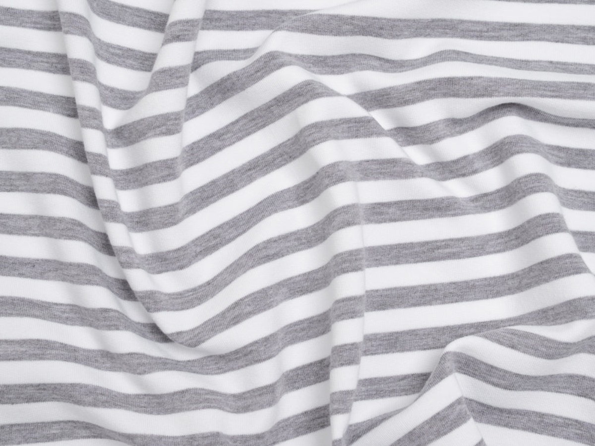 Close view of French terry knitted fabric
